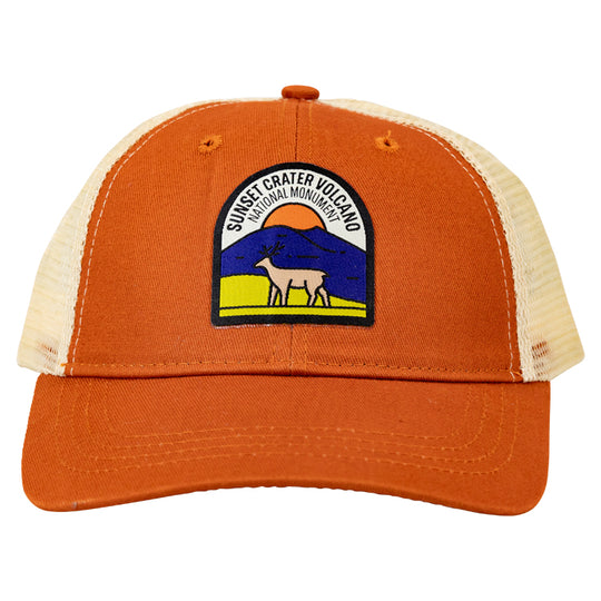 Sunset Crater Volcano National Monument Mesh Back Cap - Fell Logo