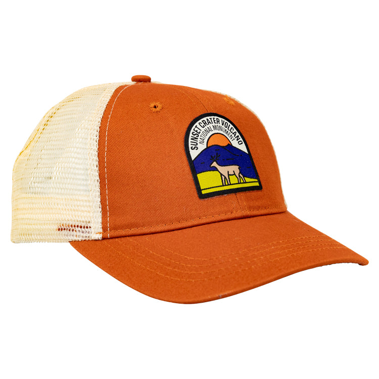 Sunset Crater Volcano National Monument Mesh Back Cap - Fell Logo