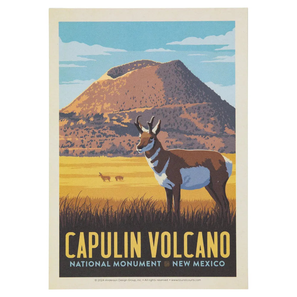 Capulin Volcano National Monument Postcard - ADG Graphic