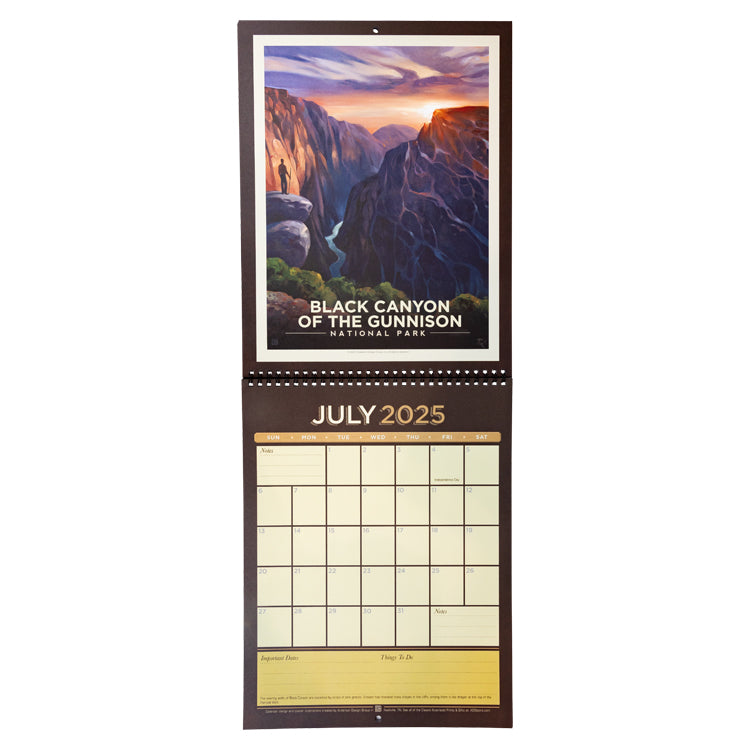 Western National Parks Association 2025 Calendar