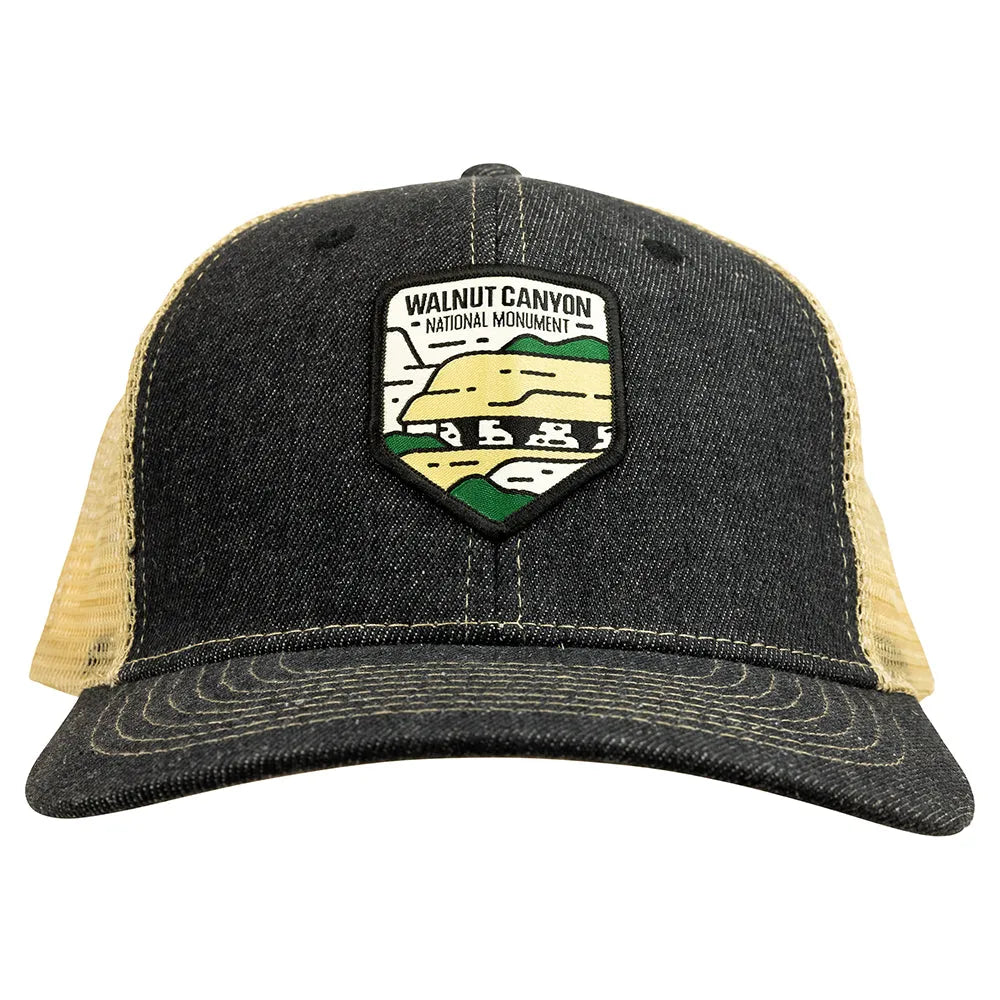 Walnut Canyon National Monument Mesh-Back Cap - Fell Logo