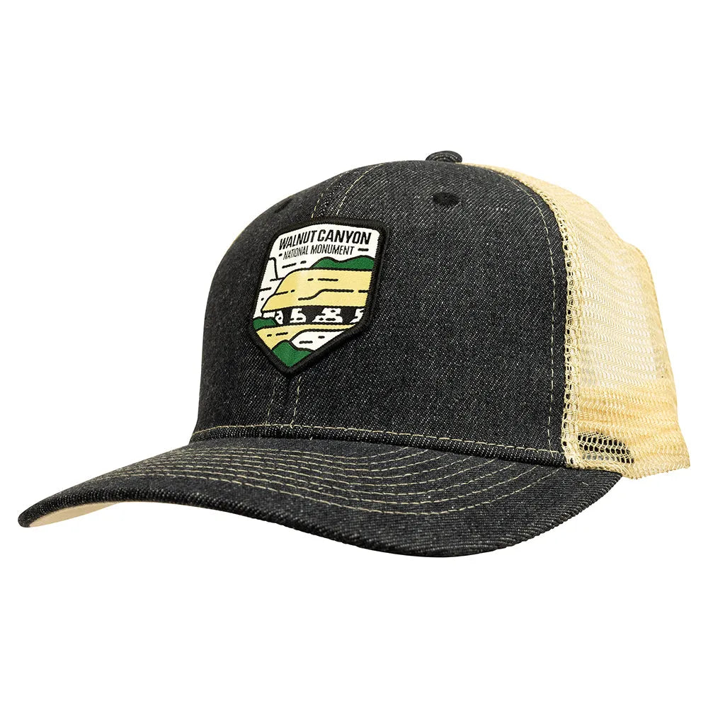 Walnut Canyon National Monument Mesh-Back Cap - Fell Logo