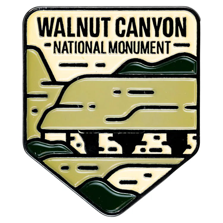 Walnut Canyon National Monument Pin - Fell Logo