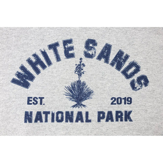 White Sands National Park Hoodie - Collegiate logo detail