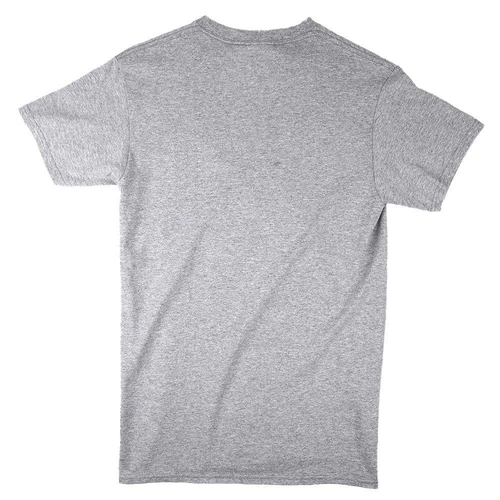 Gray t-shirt on a white background