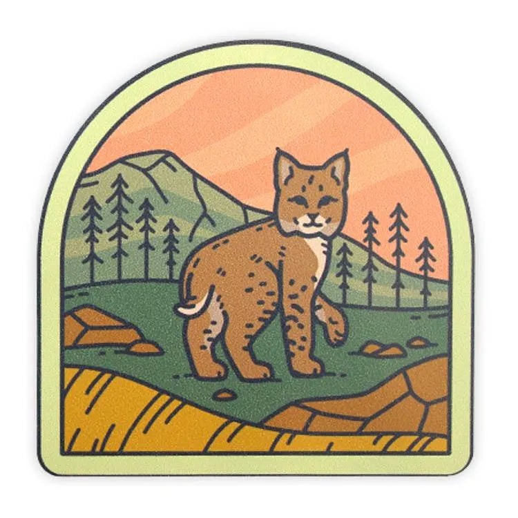 Animals of the Southwest Bobcat Sticker
