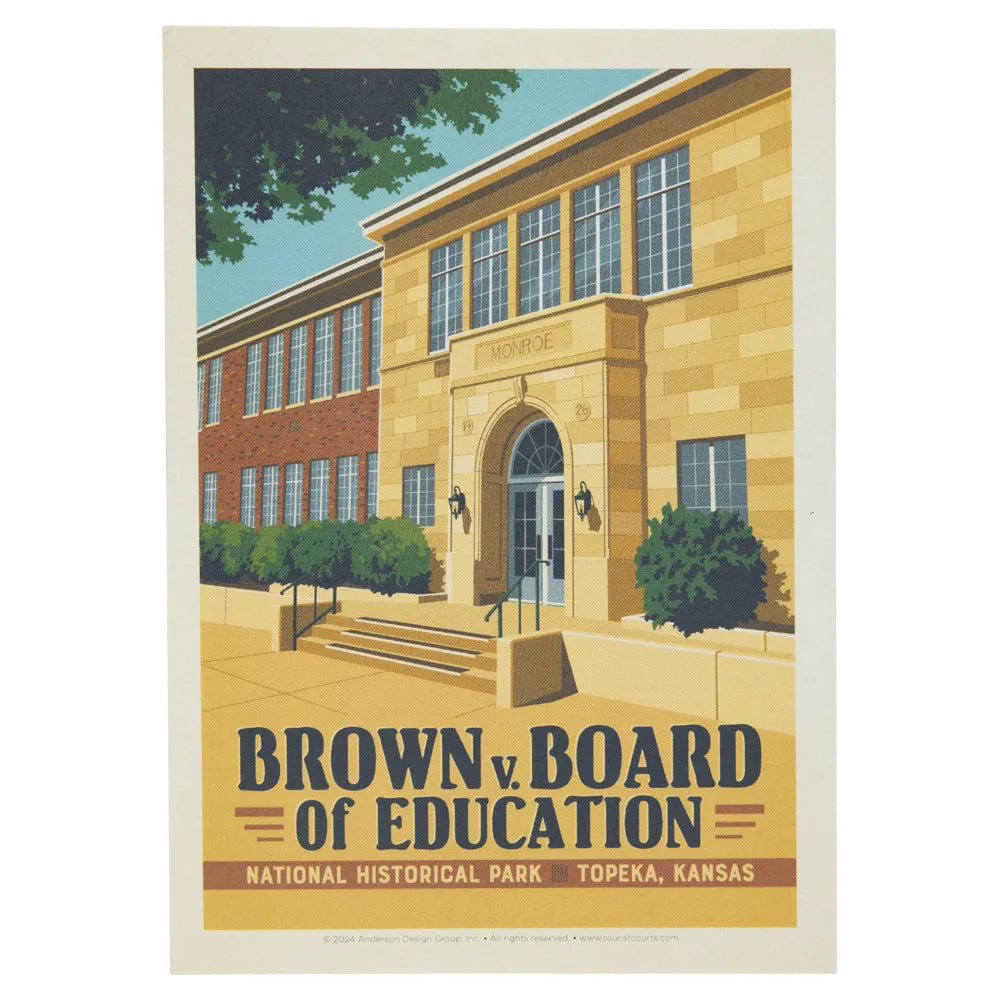 Brown v. Board of Education National Historical Park Postcard - ADG Graphic