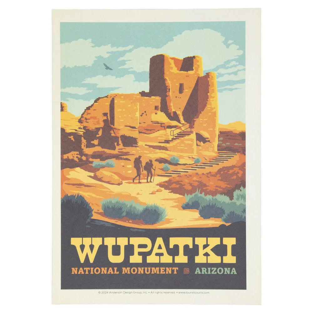 Wupatki National Monument Postcard - ADG Graphic