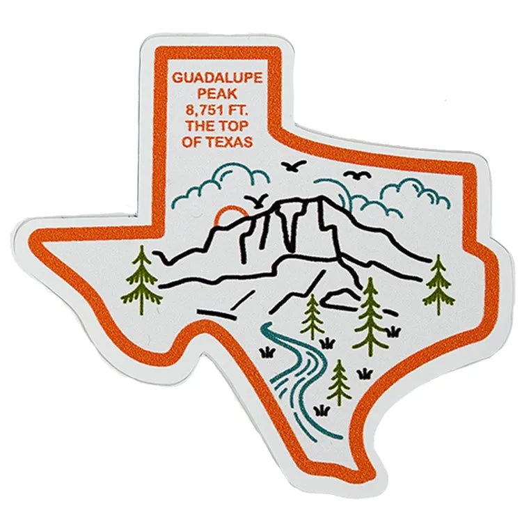 Guadalupe Mountains National Park Sticker - Guadalupe Peak