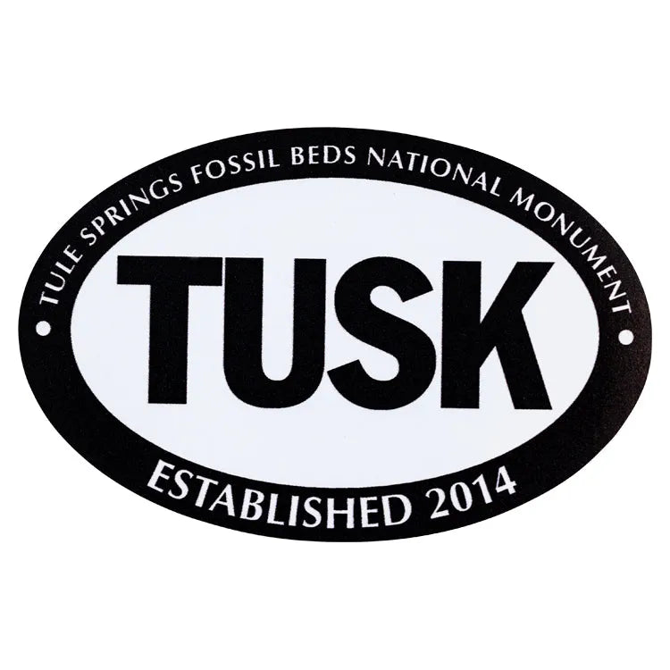 Tule Springs Fossil Beds National Monument Sticker - Mini Oval