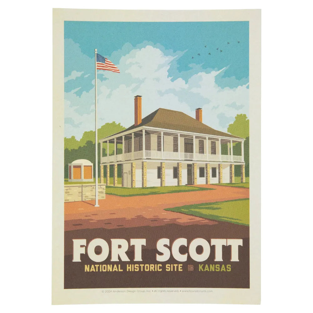 Fort Scott National Historic Site Postcard - ADG Graphic