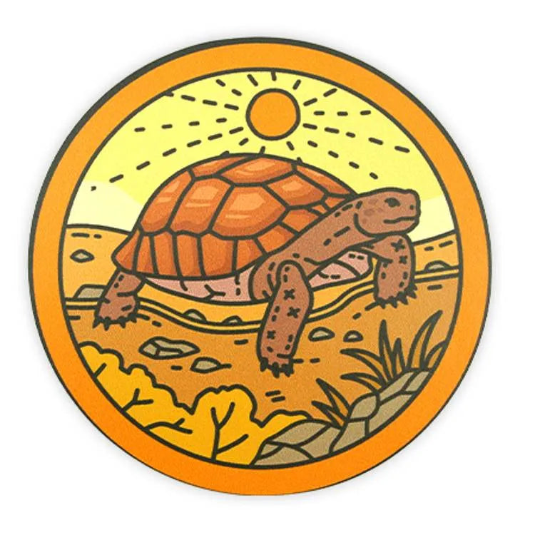 Animals of the Southwest Desert Tortoise Sticker