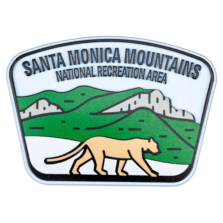 Santa Monica Mountains National Rec. Area Flex Magnet - Fell Logo