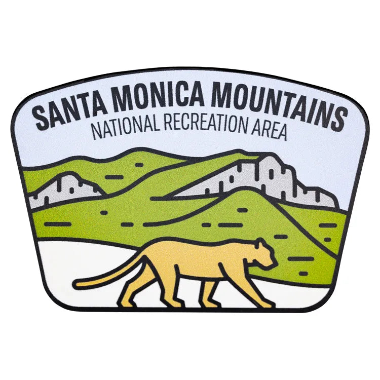 Santa Monica Mountains National Rec. Area Sticker - Fell Logo