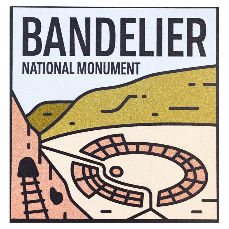 Bandelier National Monument Sticker - Fell Logo