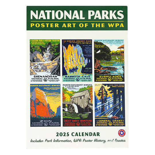 2025 Poster Art of the WPA National Park Calendar