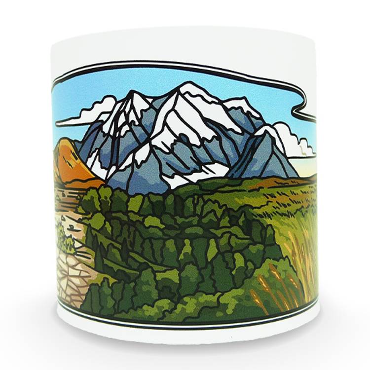 Western Landscapes Bottle Wrap Sticker