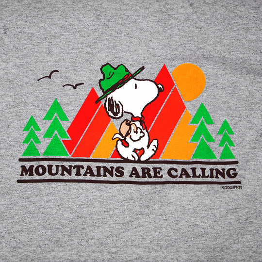 Peanuts Mountains Are Calling T-Shirt