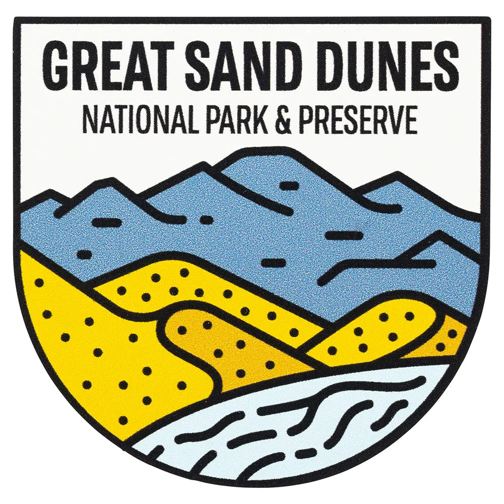 Great Sand Dunes National Park Sticker - Fell Logo
