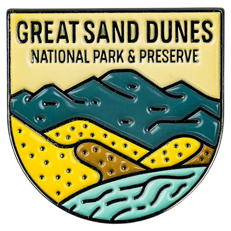 Great Sand Dunes National Park Pin - Fell Logo