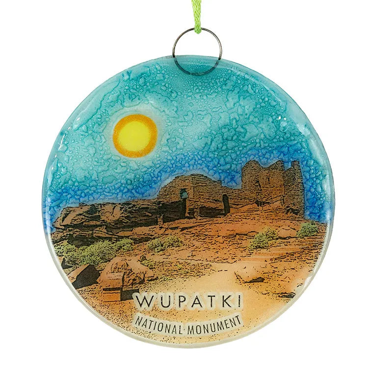 Wupatki National Monument Recycled Glass Ornament