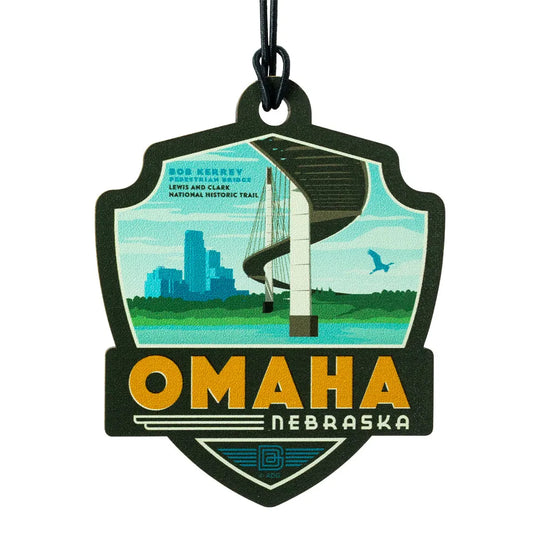 Lewis & Clark National Historic Trail Ornament - ADG Badge Graphic on white background