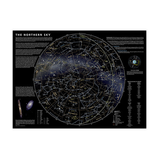 National Geographic Night Sky Stargazer Map - Northern Hemisphere