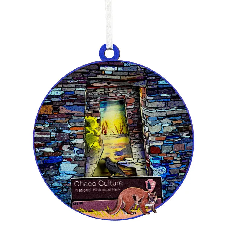 Chaco Culture National Hist. Park 3-D Wood Ornament Front
