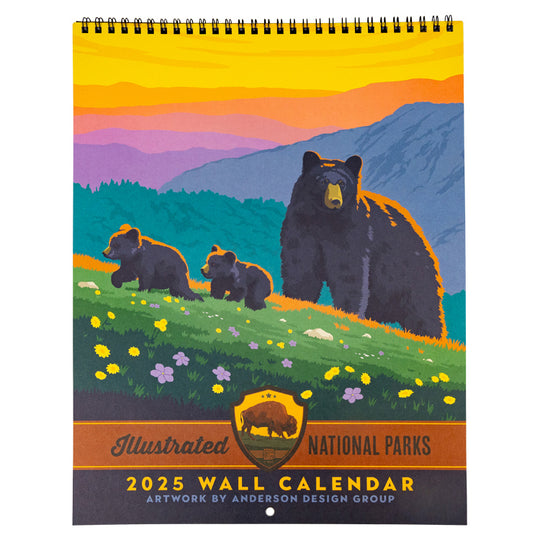 Illustrated National Parks 2025 Calendar