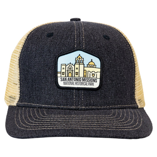 San Antonio Missions National Hist. Park Mesh Back Cap - Fell Logo