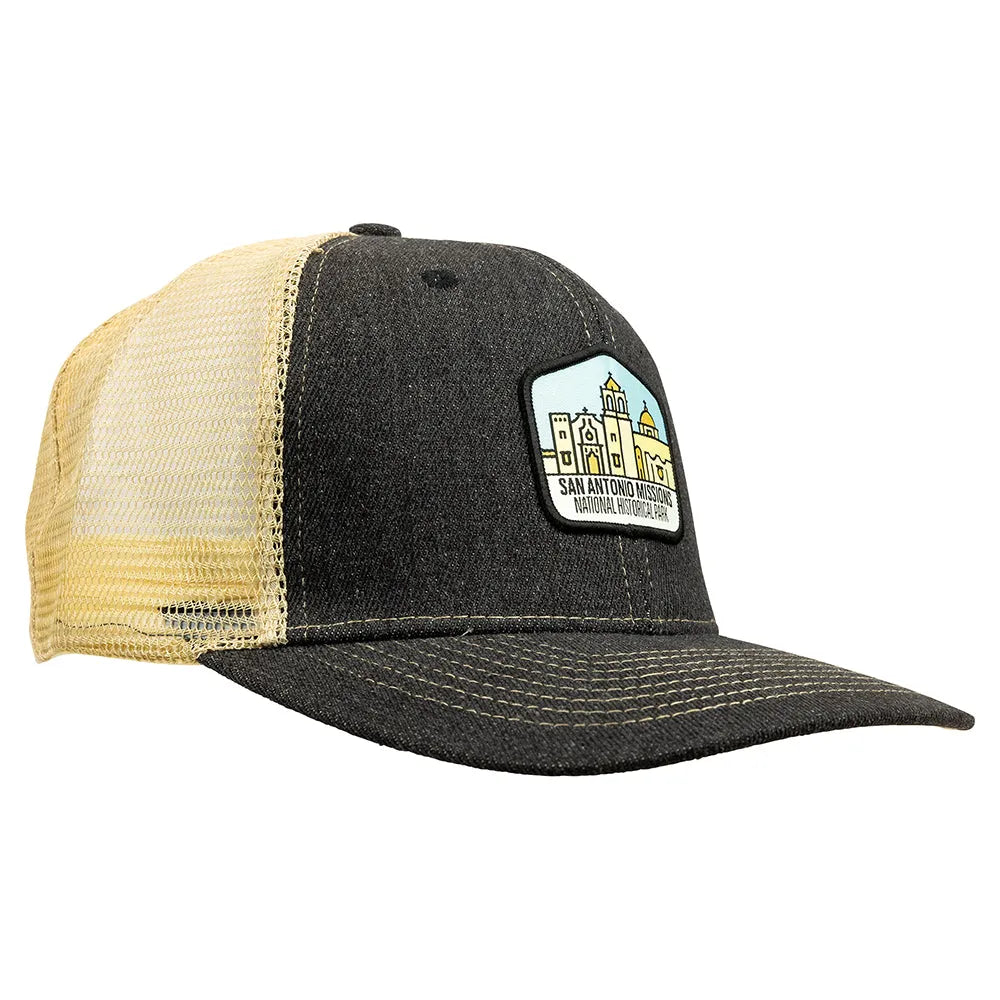 San Antonio Missions National Historical Park Mesh-Back Cap - Fell Logo