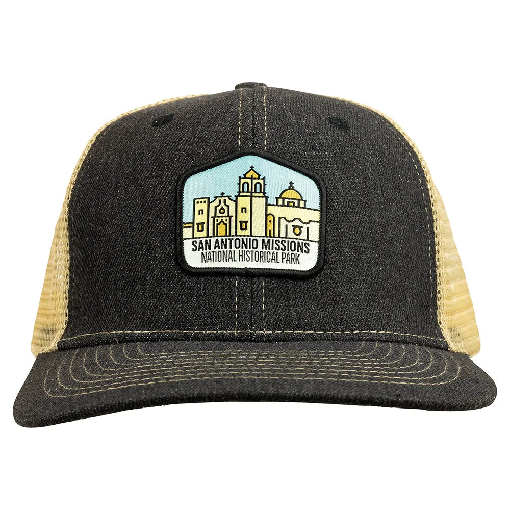 San Antonio Missions National Historical Park Mesh-Back Cap - Fell Logo