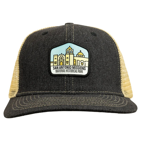 San Antonio Missions National Historical Park Mesh-Back Cap - Fell Logo