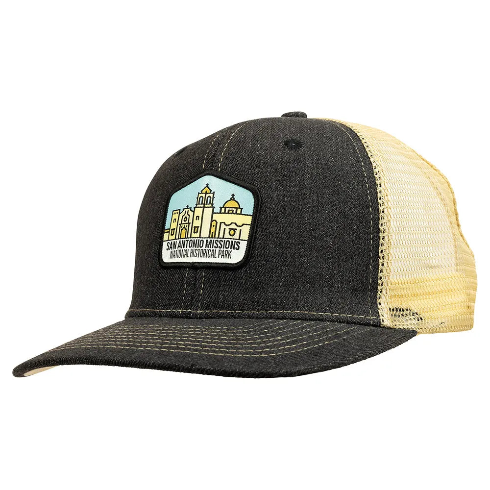 San Antonio Missions National Historical Park Mesh-Back Cap - Fell Logo