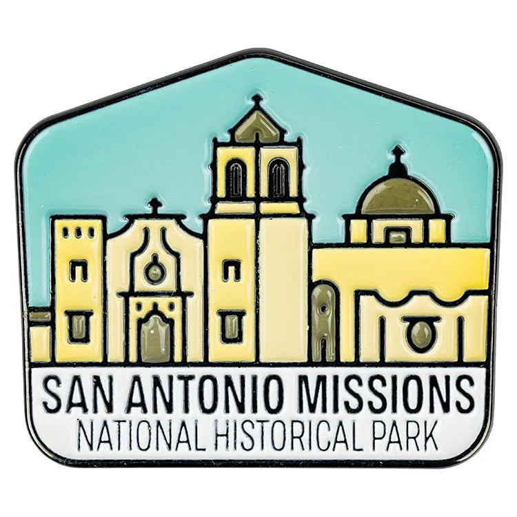 San Antonio Missions National Hist. Park Pin - Fell Logo