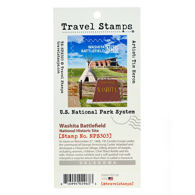 Washita Battlefield National Hist. Site Travel Stamp