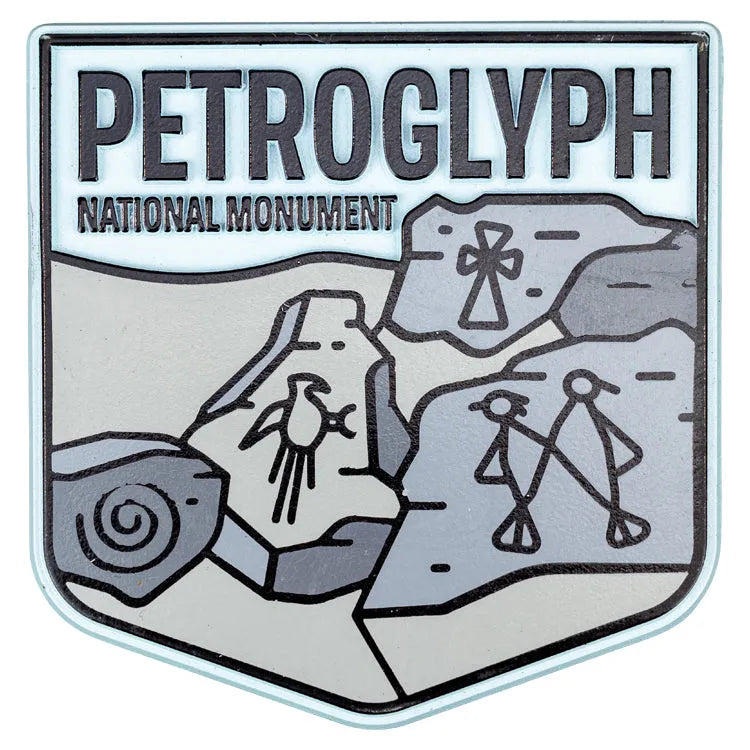 Petroglyph National Monument Flex Magnet - Fell Logo