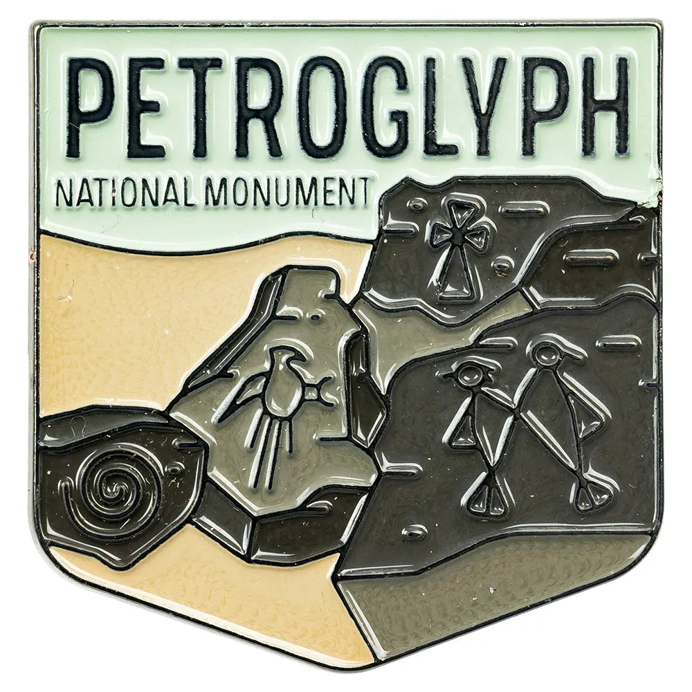 Petroglyph National Monument Pin - Fell Logo