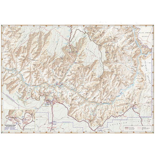 A detailed topographic map of a mountainous region, showing contour lines, roads, rivers, and place names in a scanned print style.