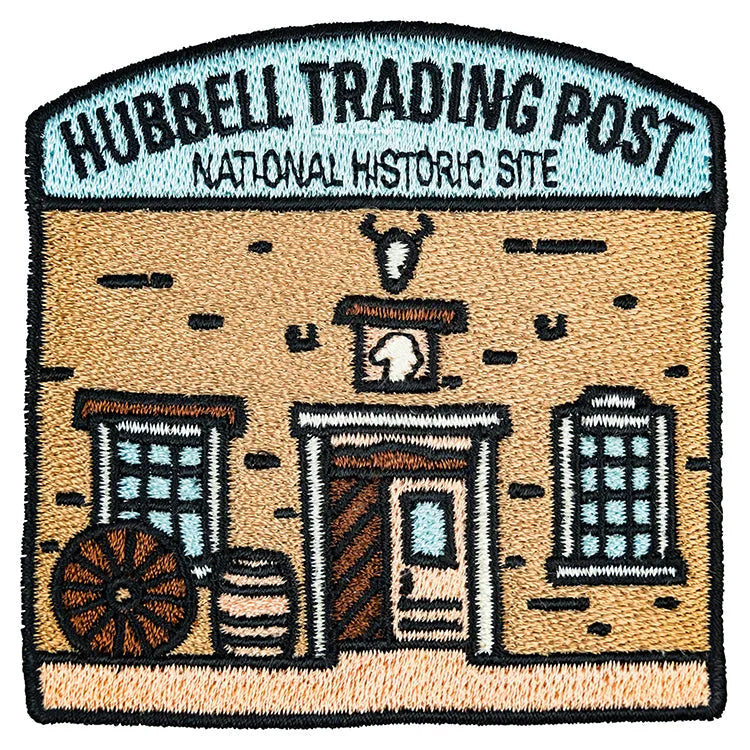 Hubbell Trading Post National Hist. Site Patch - Fell Logo