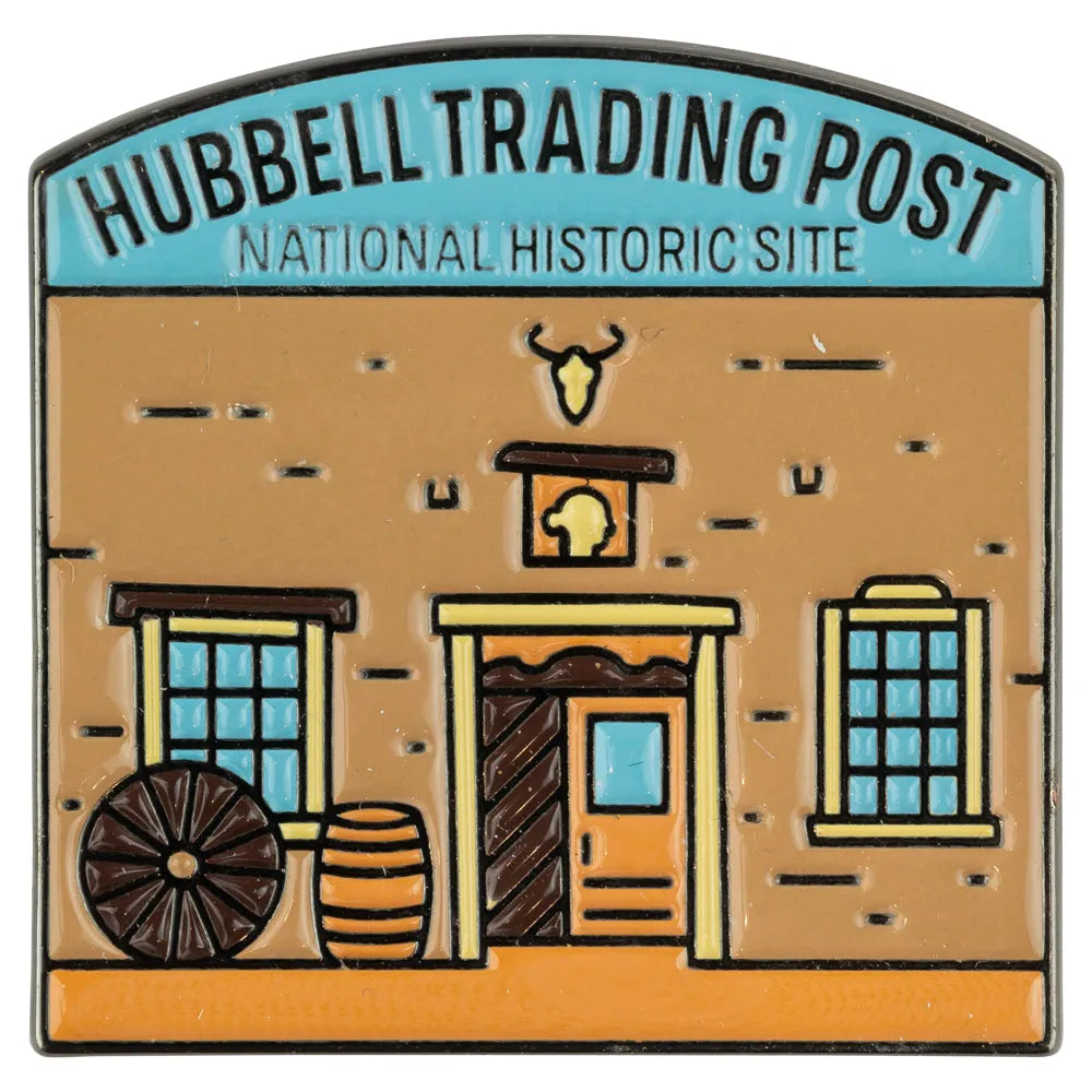 Hubbell Trading Post National Hist. Site Pin - Fell Logo