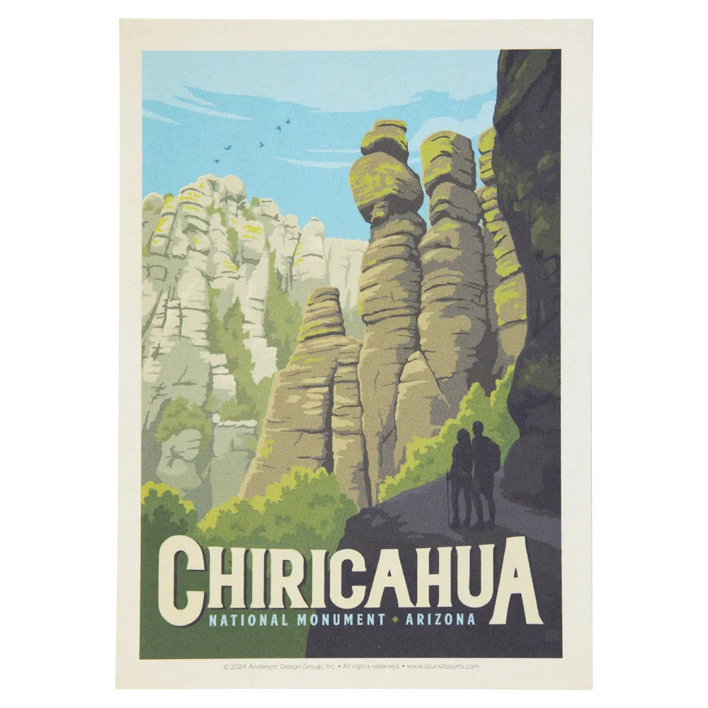 Chiricahua National Monument Postcard - ADG Sentinels Graphic