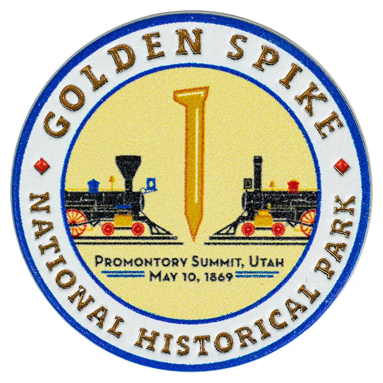 Golden Spike National Hist. Park Pin - Round Logo