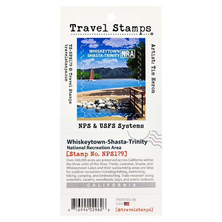 Whiskeytown National Rec. Area Travel Stamp