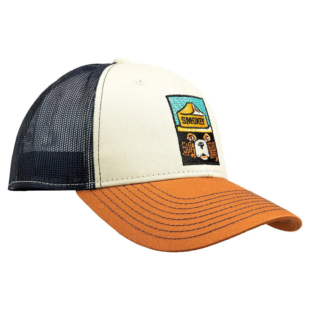 Smokey Bear Mesh-Back Cap - Comic Art