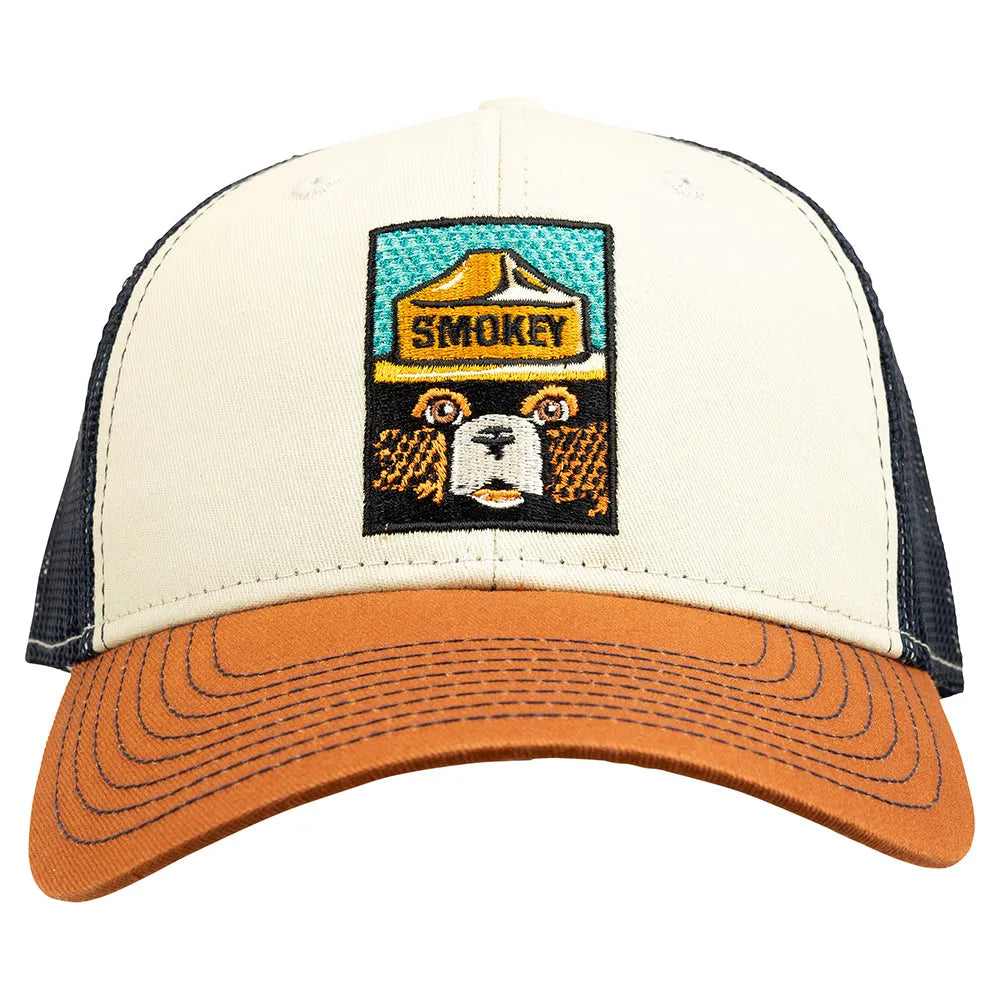 Smokey Bear Mesh-Back Cap - Comic Art