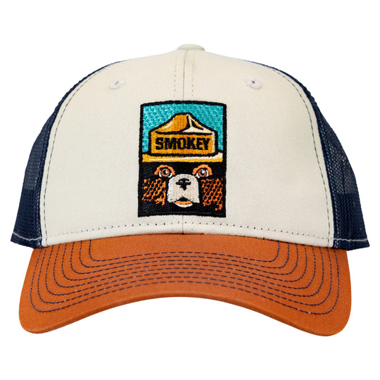 Smokey Bear Mesh Back Cap - Comic Art