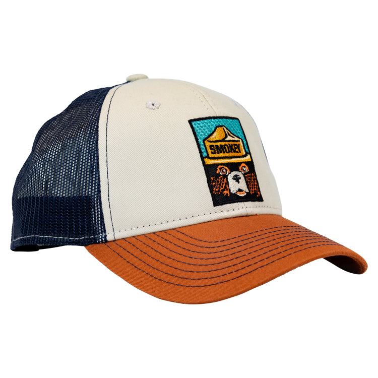 Smokey Bear Mesh Back Cap - Comic Art