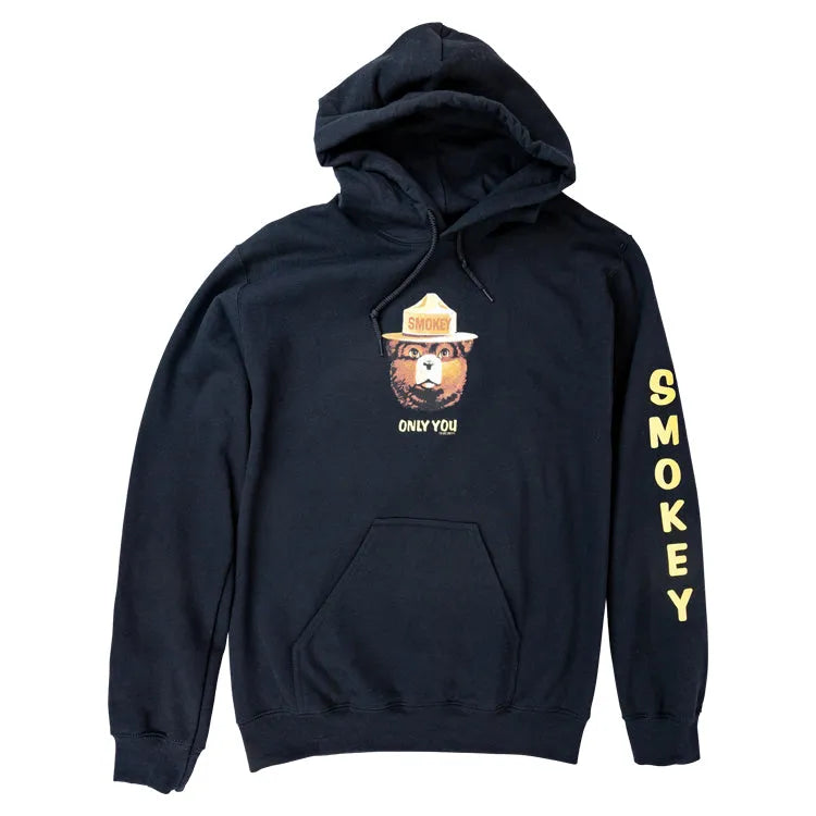 Smokey Bear Fleece Hoodie for Warmth and Style