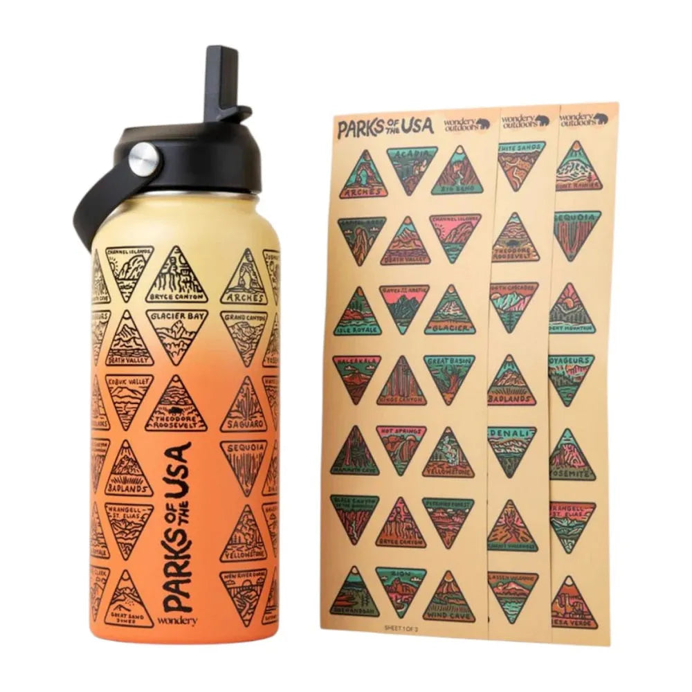 Parks of the USA Bucket List Bottle